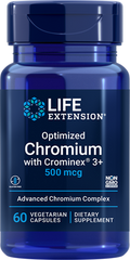 Хром Chromium Life Extension 500 мкг 60 капсул