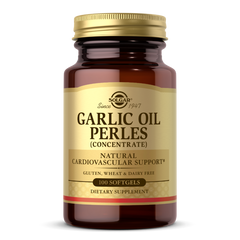 Чесночное масло Garlic Oil Perles Solgar концентрат 100 капсул