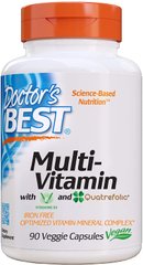 Комплекс вітамінів без заліза Multi-Vitamin Doctor's Best 90 капсул