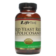 Красный рис и поликозанол Red Yeast Rice & Policosanol Life Time 60 капсул
