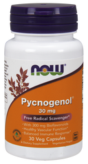Пикногенол (кора сосны) Pycnogenol Now Foods 30 мг 30 капсул
