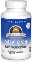 Фотография - Мелатонін Melatonin Source Naturals 3 мг 120 таблеток