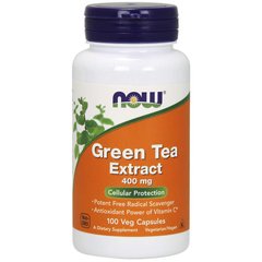 Зеленый чай Green Tea Extract Now Foods 400 мг 100 капсул