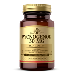 Пикногенол (кора сосны) Pycnogenol Solgar 30 мг 30 капсул
