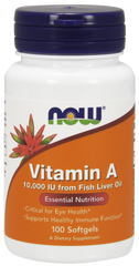 Фотография - Витамин А Vitamin A Now Foods 10000 МЕ 100 капсул