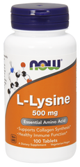L- лизин L-LИстинаsine Now Foods 500 мг 100 таблеток