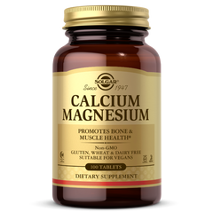 Кальций и магний Calcium Magnesium Solgar 100 таблеток
