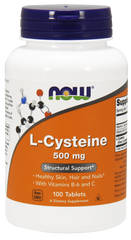 Цистеин L-Cysteine Now Foods 500 мг 100 таблеток