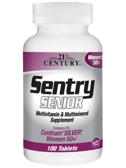 Фотография - Витамины для женщин 50+ Sentry Senior Women's 50+ Multivitamin & Multimineral 21st Century 100 таблеток