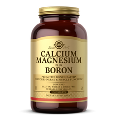 Кальций магний + бор Calcium Magnesium Plus Boron Solgar 250 таблеток