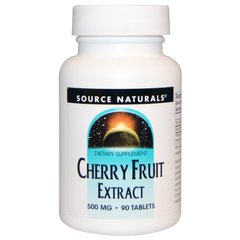 Экстракт вишни Cherry Fruit Source Naturals 500 мг 90 таблеток