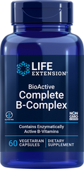 Комплекс витаминов В BioActive B-Complex Life Extension биоактивный 60 капсул