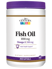 Фотография - Риб'ячий Fish Oil Omega 3 21st Century 1000 мг/300 мг 300 капсул