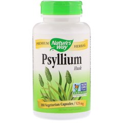 Подорожник Psyllium Husks Nature's Way 525 мг 180 капсул