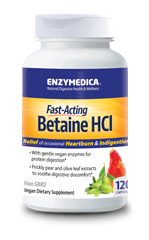 Фотография - Бетаїн Betaine HCI Enzymedica 120 капсул