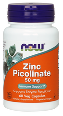Цинка пиколинат Zinc Picolinate Now Foods 50 мг 60 капсул