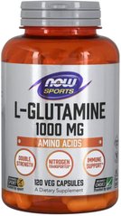 L-Глютамин L-Glutamine Now Foods 1000 мг 120 капсул