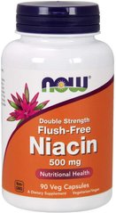 Витамин В3 Ниацин Flush Free Niacin Now Foods 500 мг 90 капсул