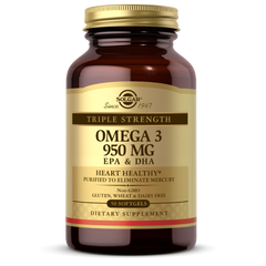 Фотография - Рыбий жир Омега - 3 Omega-3 EPA DHA Solgar тройная сила 950 мг 50 капсул