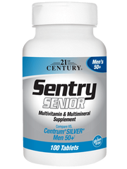 Фотография - Витамины для мужчин 50+ Sentry Senior Men's 50+ Multivitamin & Multimineral 21st Century 100 таблеток