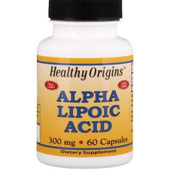 Альфа-липоевая кислота Alpha Lipoic Acid Healthy Origins 300 мг 60 капсул