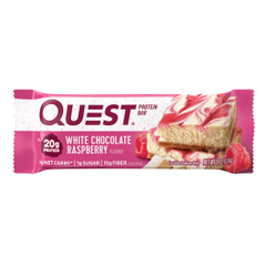Фотография - Протеиновый батончик Quest Bar Quest Nutrition белый шоколад малина 60 г