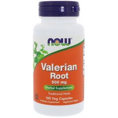 Фотография - Валериана корень Valerian Root Now Foods 500 мг 250 капсул
