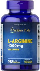 L-аргинин L-Arginine Puritan's Pride 1000 мг 100 каплет