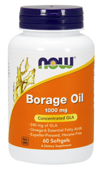 Масло огуречника Borage Oil Now Foods 1000 мг 60 капсул